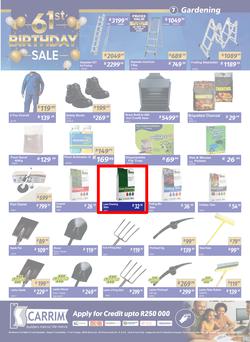K Carrim Builders Mecca : 61st Birthday Sale (26 September - 24 November 2025), page 7