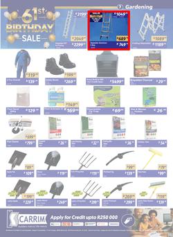 K Carrim Builders Mecca : 61st Birthday Sale (26 September - 06 October 2025), page 7