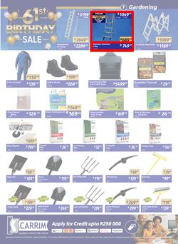 K Carrim Builders Mecca : 61st Birthday Sale (26 September - 24 November 2025), page 7