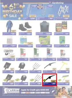 K Carrim Builders Mecca : 61st Birthday Sale (26 September - 06 October 2025), page 7