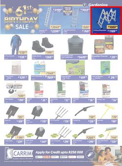 K Carrim Builders Mecca : 61st Birthday Sale (26 September - 06 October 2025), page 7