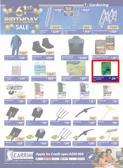 K Carrim Builders Mecca : 61st Birthday Sale (26 September - 24 November 2025), page 7