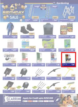 K Carrim Builders Mecca : 61st Birthday Sale (26 September - 24 November 2025), page 7