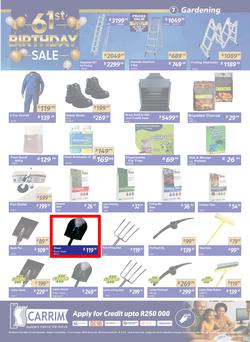 K Carrim Builders Mecca : 61st Birthday Sale (26 September - 24 November 2025), page 7