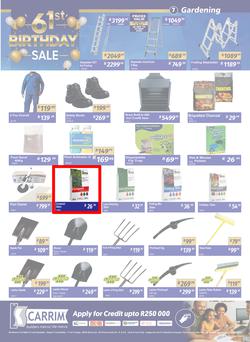 K Carrim Builders Mecca : 61st Birthday Sale (26 September - 24 November 2025), page 7