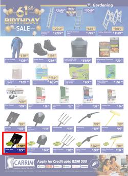 K Carrim Builders Mecca : 61st Birthday Sale (26 September - 06 October 2025), page 7