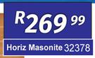Horiz Masonite 32378