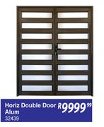 Horiz Double Door Alum 32439