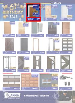 K Carrim Builders Mecca : 61st Birthday Sale (26 September - 24 November 2025), page 9