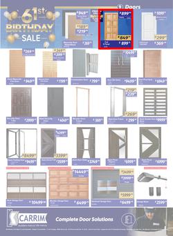 K Carrim Builders Mecca : 61st Birthday Sale (26 September - 06 October 2025), page 9