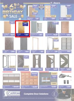 K Carrim Builders Mecca : 61st Birthday Sale (26 September - 06 October 2025), page 9
