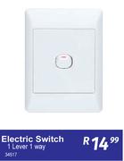 Electric Switch 1 Lever 1 Way 34517