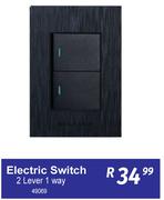 Electric Switch 2 Lever 1 Way 49069