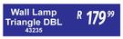 Wall Lamp Triangle DBL 43235
