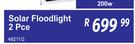 Solar Floodlight 2 Pce 200W 49211/2