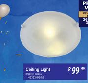 Ceiling Light 300mm Glass 43353/4/6/7/9