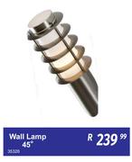 Wall Lamp 45 Degree 35326