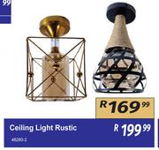 Ceiling Light Rustic 48280-2