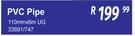 PVC Pipe 110mm x 6m UG 33691/747