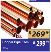 Copper Pipe 5.5m 15mm