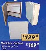 Medicine Cabinet 400mm Single Door 40367