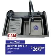 Cam Africa Waterfall Drop In 750 x 450mm 48027