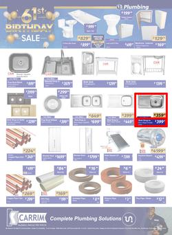 K Carrim Builders Mecca : 61st Birthday Sale (26 September - 24 November 2025), page 13