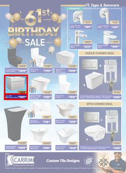 K Carrim Builders Mecca : 61st Birthday Sale (26 September - 24 November 2025), page 14