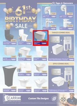 K Carrim Builders Mecca : 61st Birthday Sale (26 September - 24 November 2025), page 14