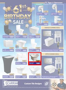 K Carrim Builders Mecca : 61st Birthday Sale (26 September - 24 November 2025), page 14