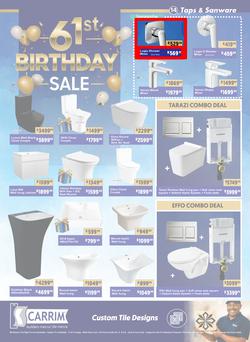 K Carrim Builders Mecca : 61st Birthday Sale (26 September - 24 November 2025), page 14