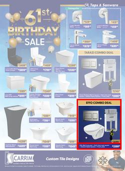 K Carrim Builders Mecca : 61st Birthday Sale (26 September - 24 November 2025), page 14