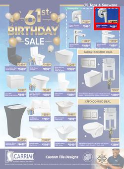 K Carrim Builders Mecca : 61st Birthday Sale (26 September - 24 November 2025), page 14