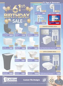 K Carrim Builders Mecca : 61st Birthday Sale (26 September - 24 November 2025), page 14