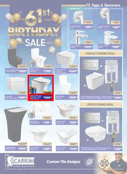 K Carrim Builders Mecca : 61st Birthday Sale (26 September - 24 November 2025), page 14