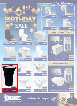 K Carrim Builders Mecca : 61st Birthday Sale (26 September - 24 November 2025), page 14