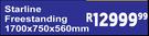 Starline Freestanding 1700 x 750 x 560mm