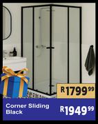 Corner Sliding Black