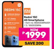 Mi Redmi 15C 4G Smartphone (850033896001/2/850033896)