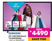 Samsung 43" LED FHD Smart TV UA43F60 850029867