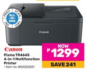 Canon Pixma TR4645 4 In 1 Multifunction Printer (850020201)