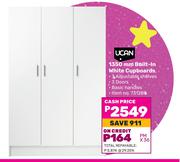 Ucan 1350mm Built-In White Cupboard 731289