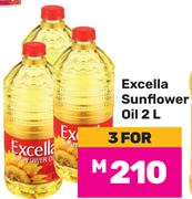 Excella Sunflower Oil-For 3 x 2Ltr