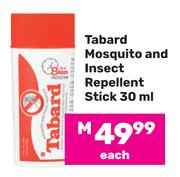 Tabard Mosquito And Insect Repellent Stick-30ml