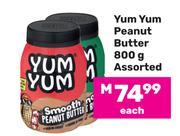 Yum Yum Peanut Butter Assorted-800gm Each