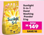 Sunlight 5-In-1 Hand Washing Powder-5Kg