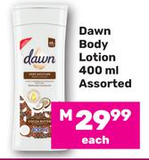Dawn Body Lotion Assorted-400ml 