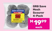 GR8 Save Mesh Scourer (4-Pack)-Each