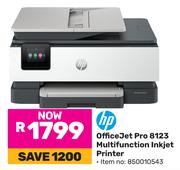 HP Office Jet Pro 8123 Multifunction Inkjet Printer
