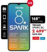 Tecno Spark 8C Smartphone
